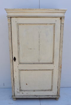 Painted Pine Single Door Wardrobe