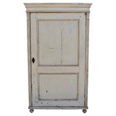 Painted Pine Single Door Wardrobe