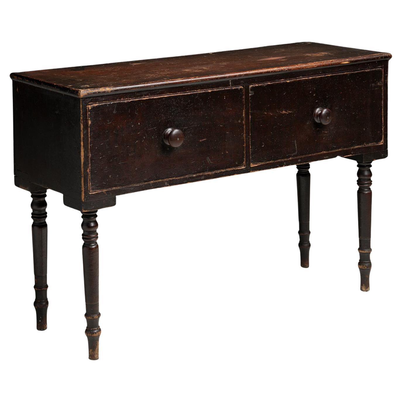 Painted Pine Table, England circa 1820 For Sale