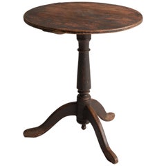 Painted Pine Tripod Table, circa 1760