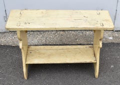 Painted Pine Water Bench