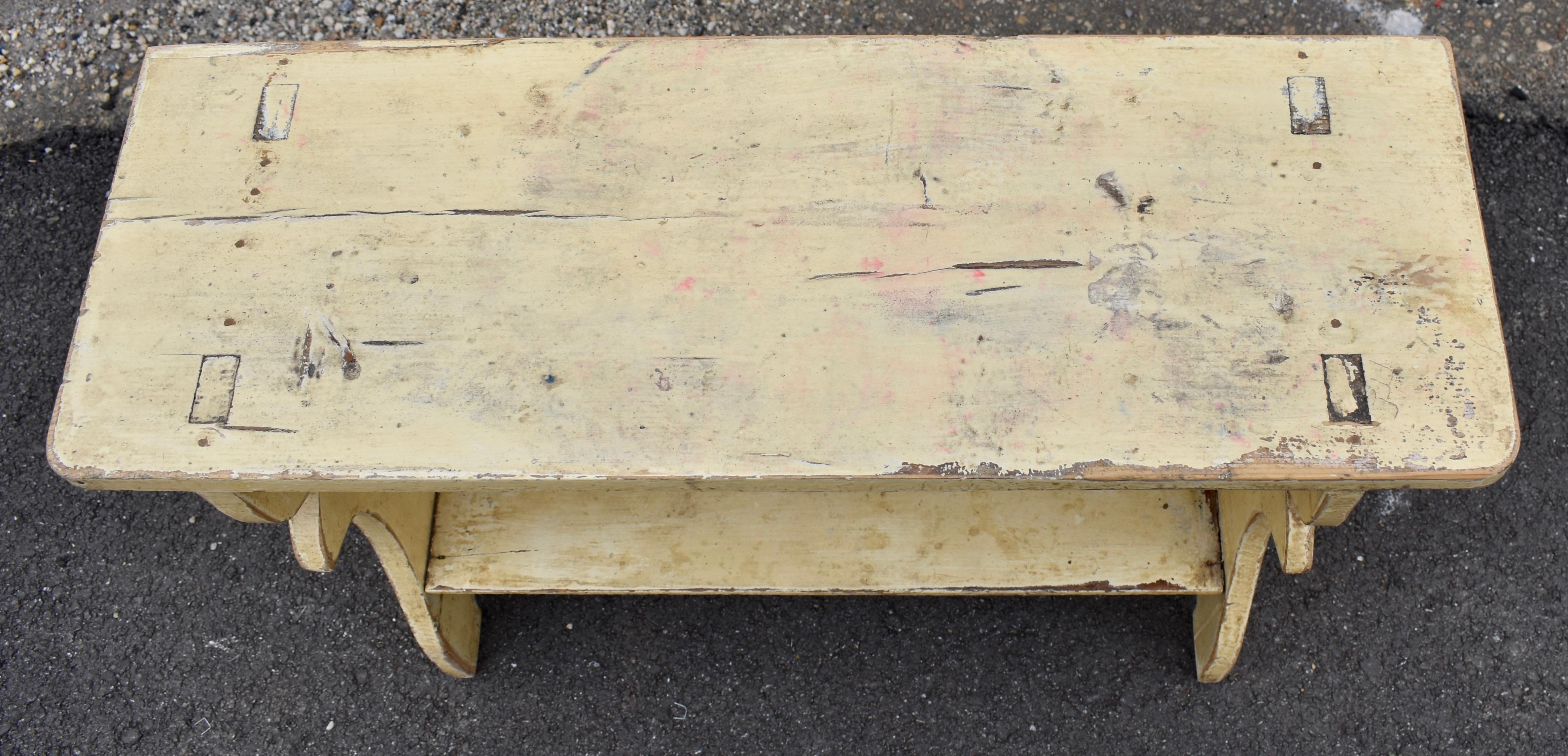 Painted Pine Water Bench For Sale 1