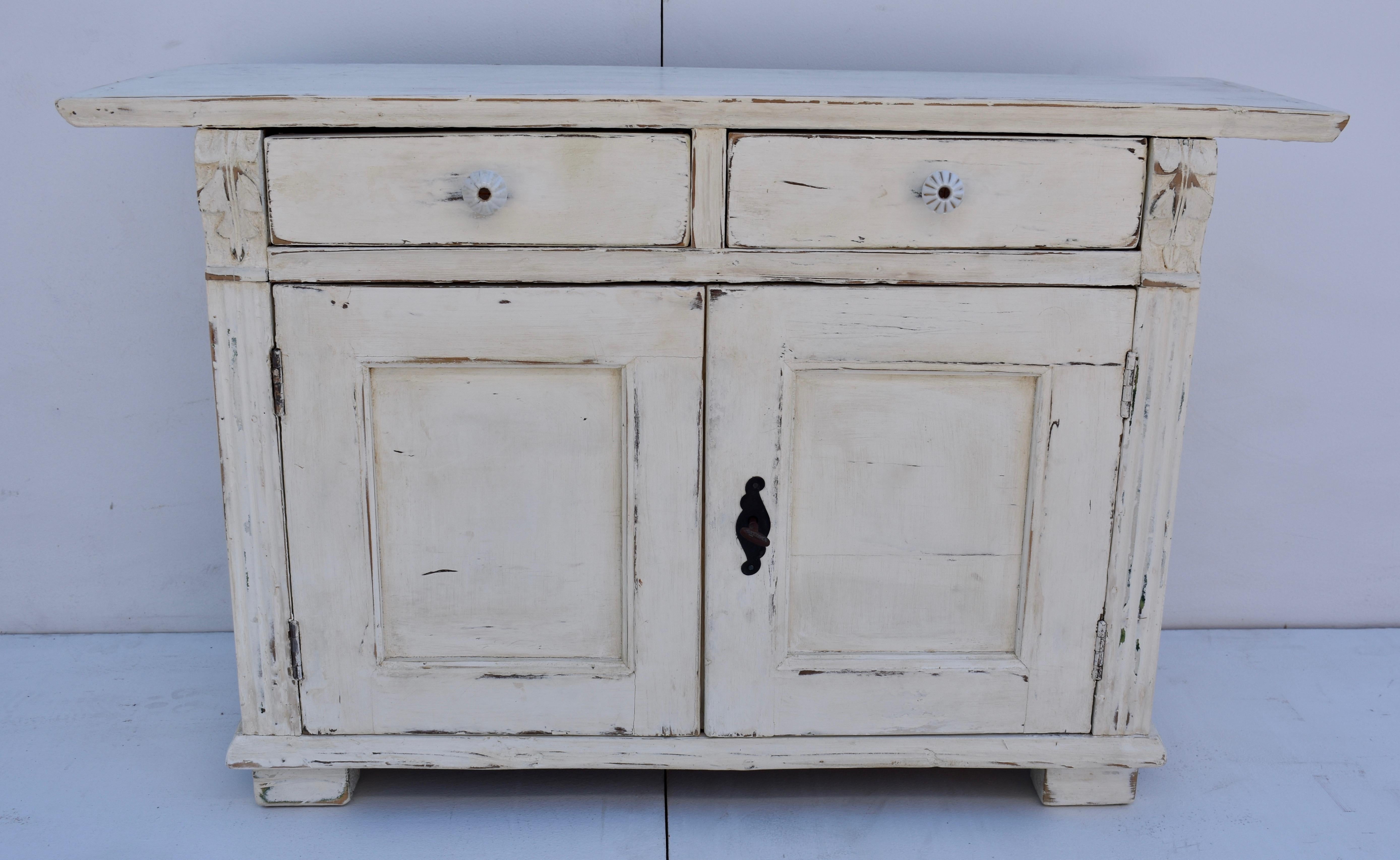 Painted Pine Water Cupboard For Sale 1