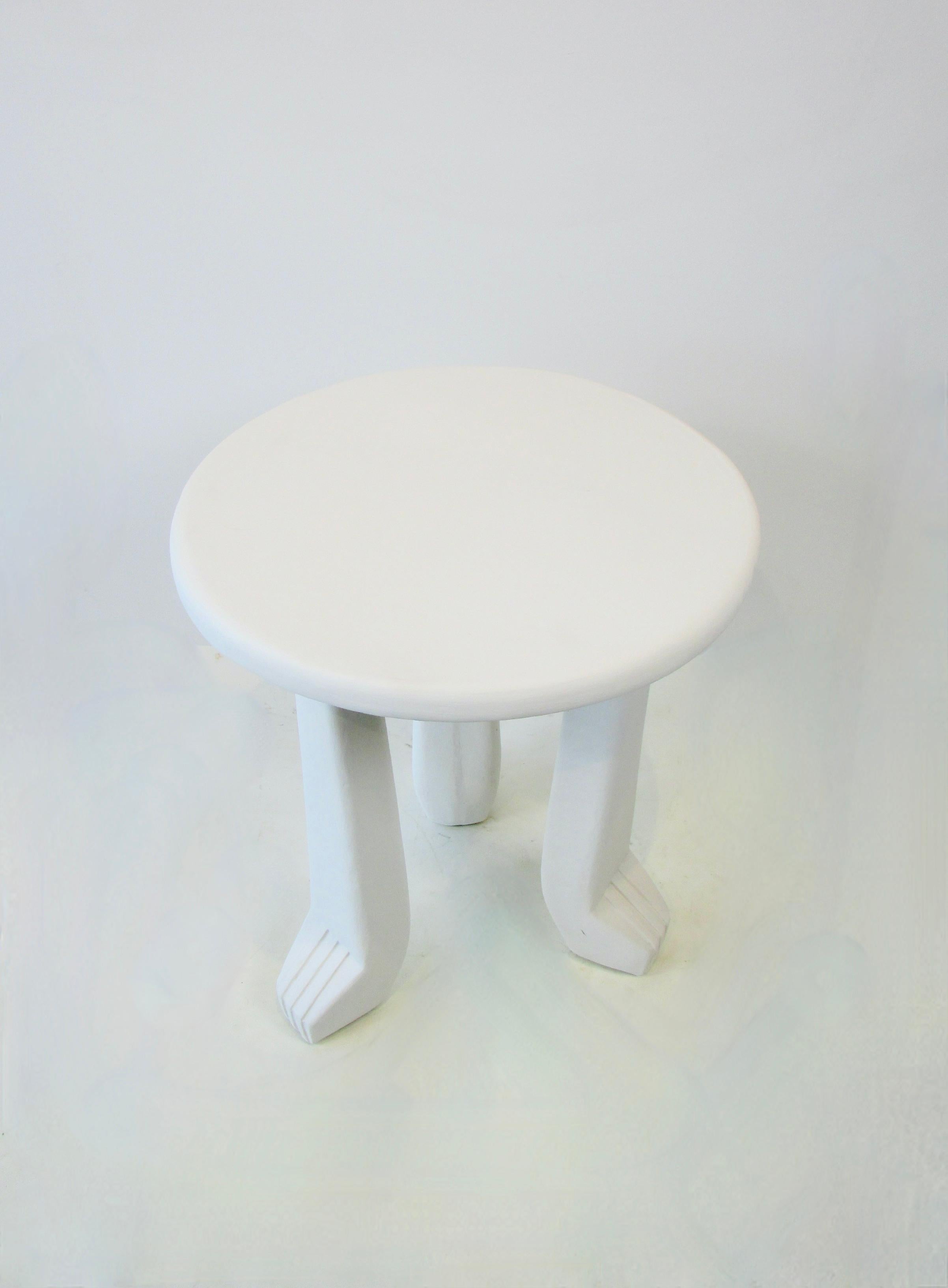 Painted plaster African table attributed to John Dickinson For Sale 1