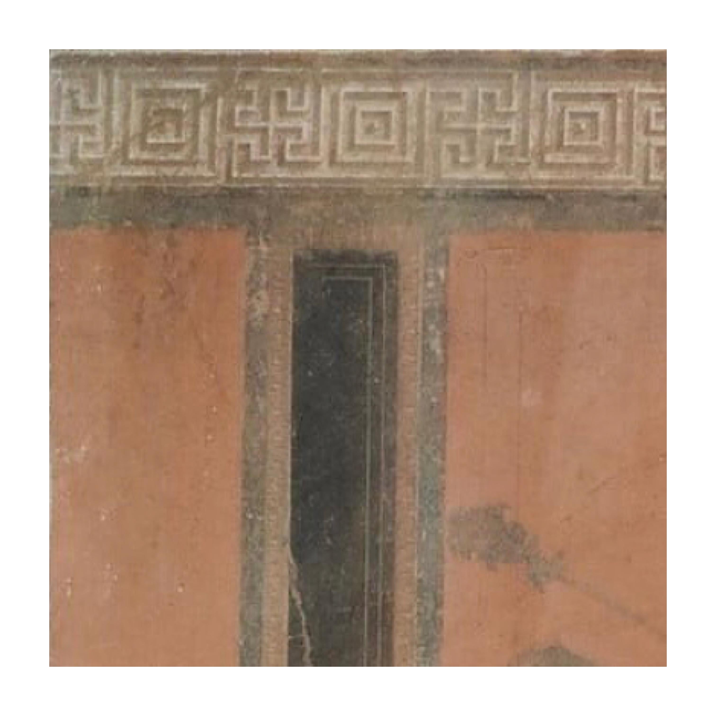 Pannello affrescato di Pompei raffigurante la scena VIII della 