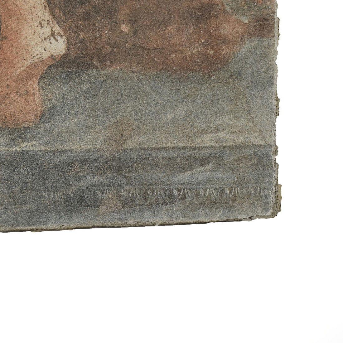 Metà XX secolo Pannello di affresco dipinto di Pompei su tela in vendita