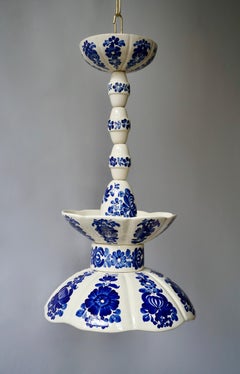 Lights en porcelaine peinte