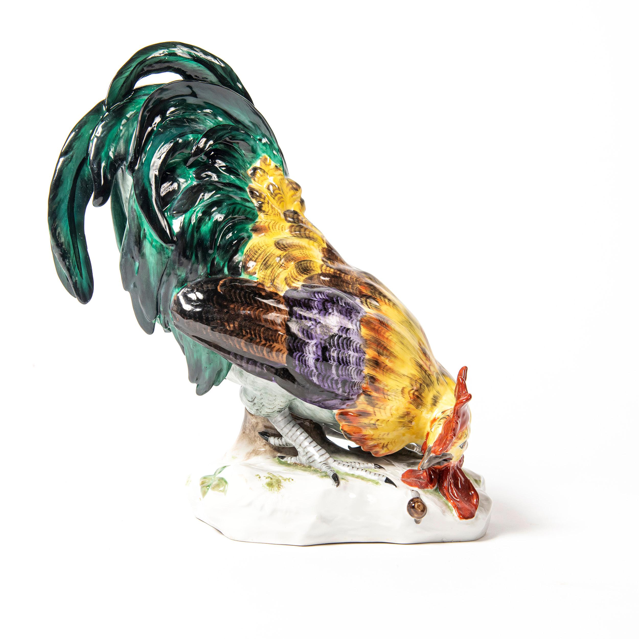 rooster porcelain