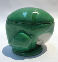 Caja de tabaco de porcelana pintada firmada por Edouard-Marcel Sandoz para Theodore Haviland