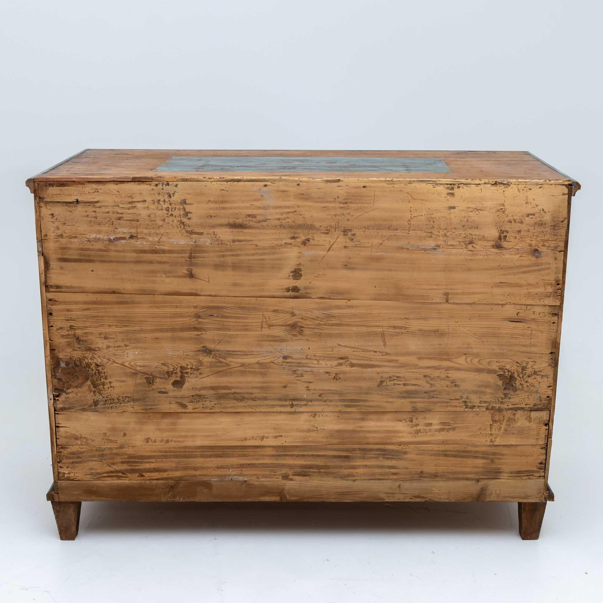 Painted Provincial Chest of Drawers, 1st Half 19th Century 1