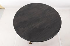 Painted Regency Style Round Pedestal Table