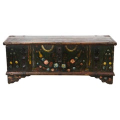 Painted Romanian Blanket Chest