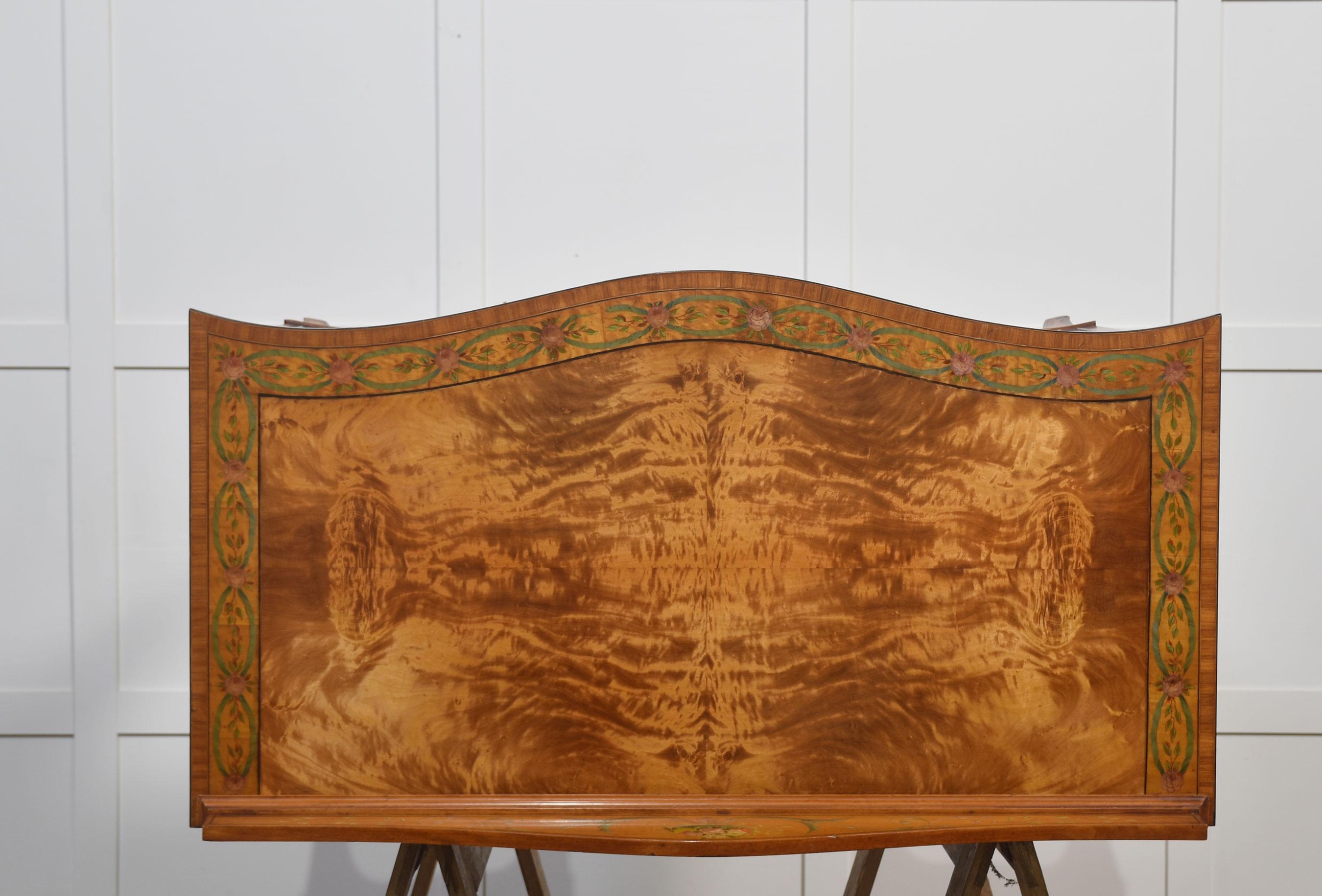 Painted Satinwood Dressing Table For Sale 11