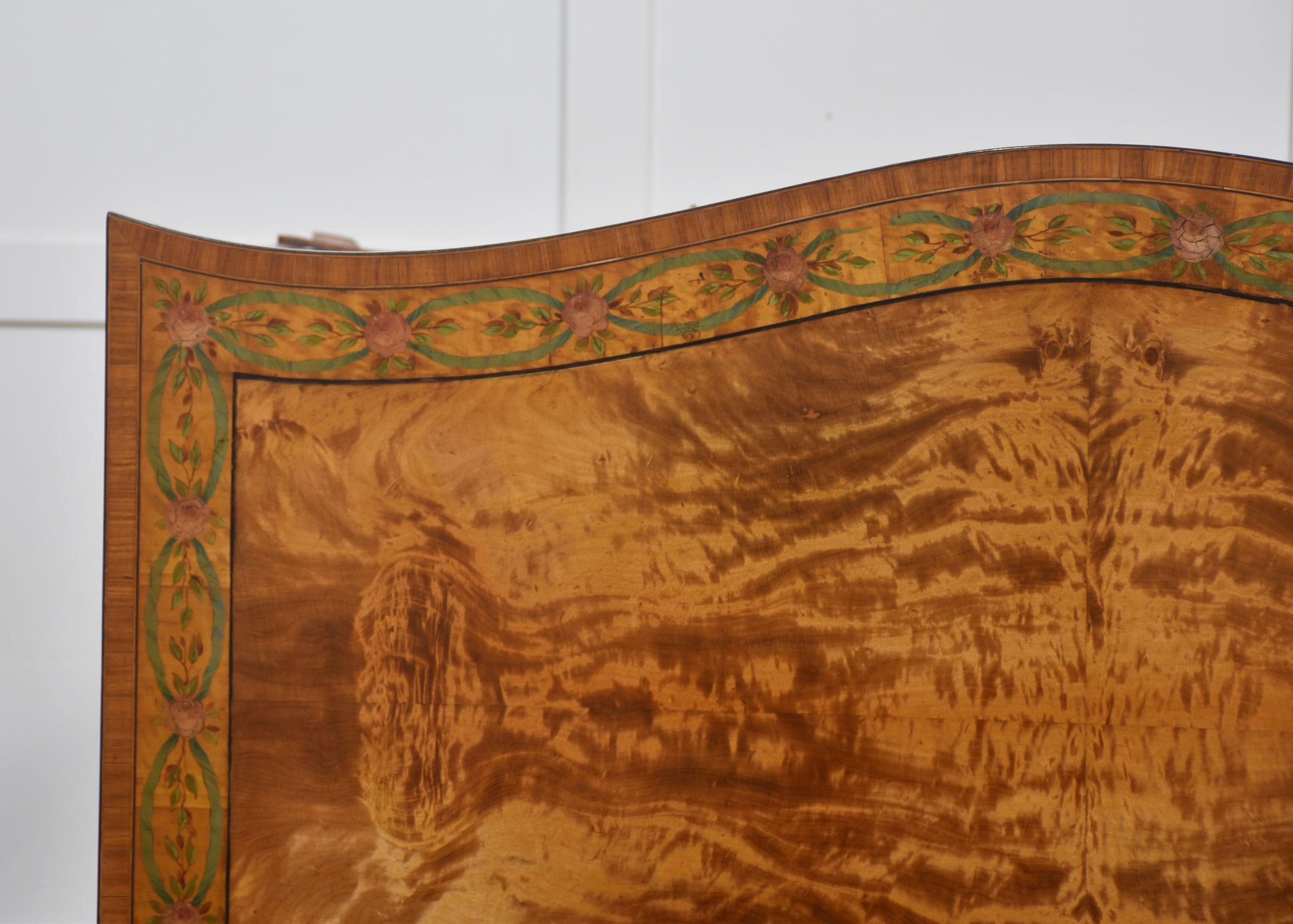 Painted Satinwood Dressing Table For Sale 12