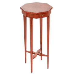 Painted Satinwood Occasional Table or Lamp Table, circa 1870