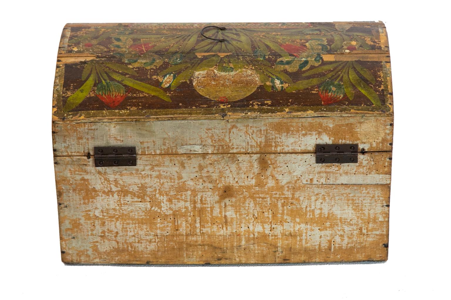 Painted Scandinavian Bride's Box 3