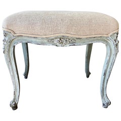 Painted Small Bench in Louis XV Style