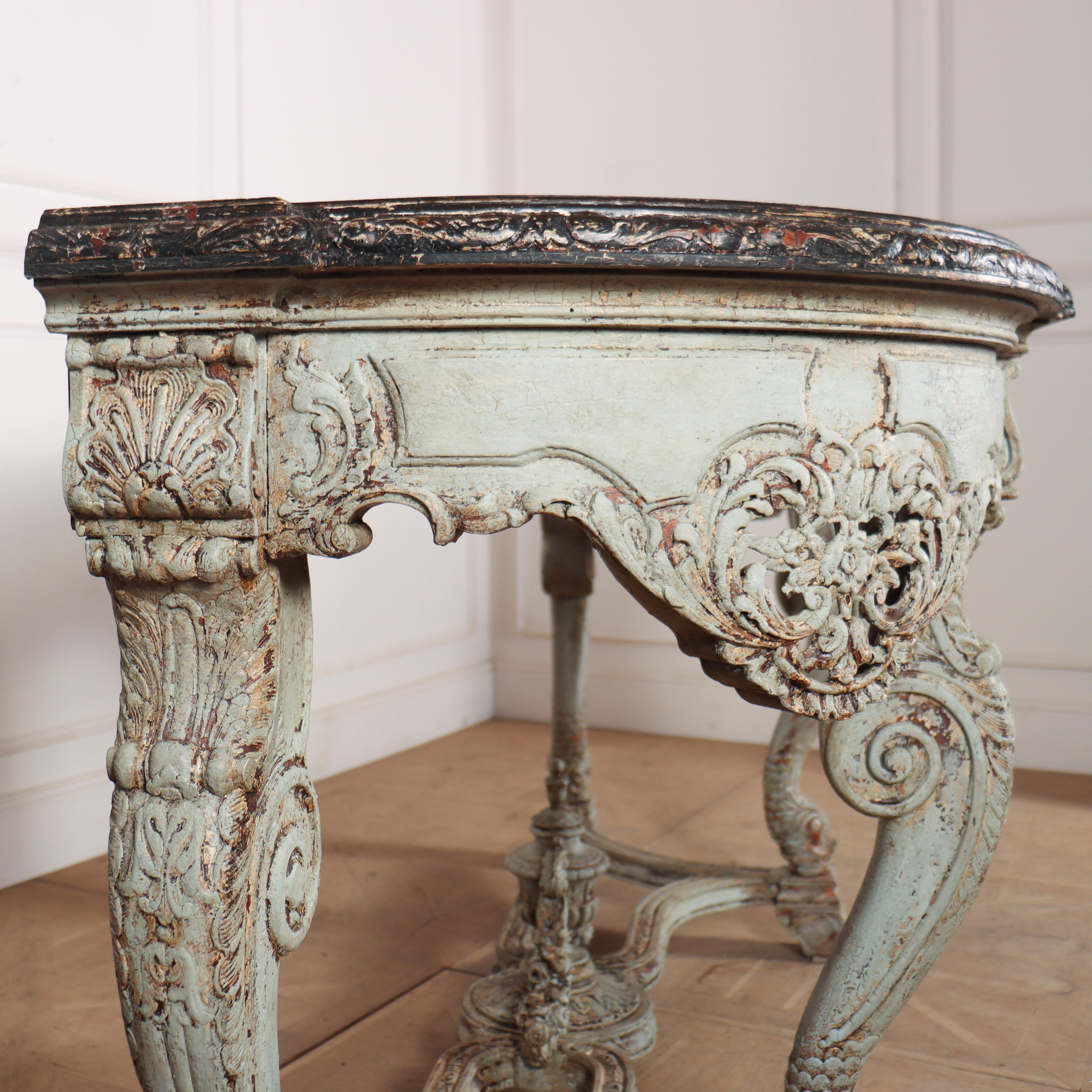 19th Century Painted Spanish Console Table For Sale