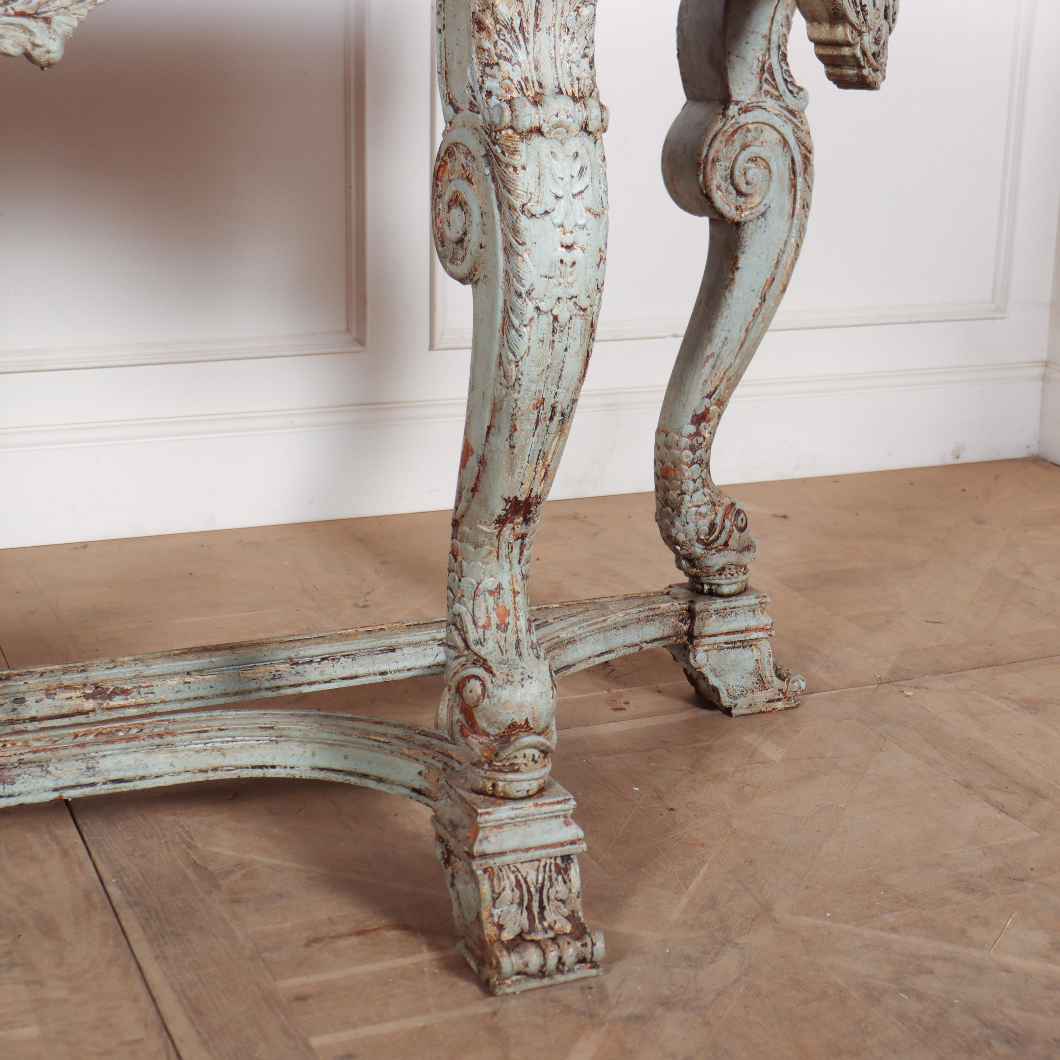 Painted Spanish Console Table For Sale 3