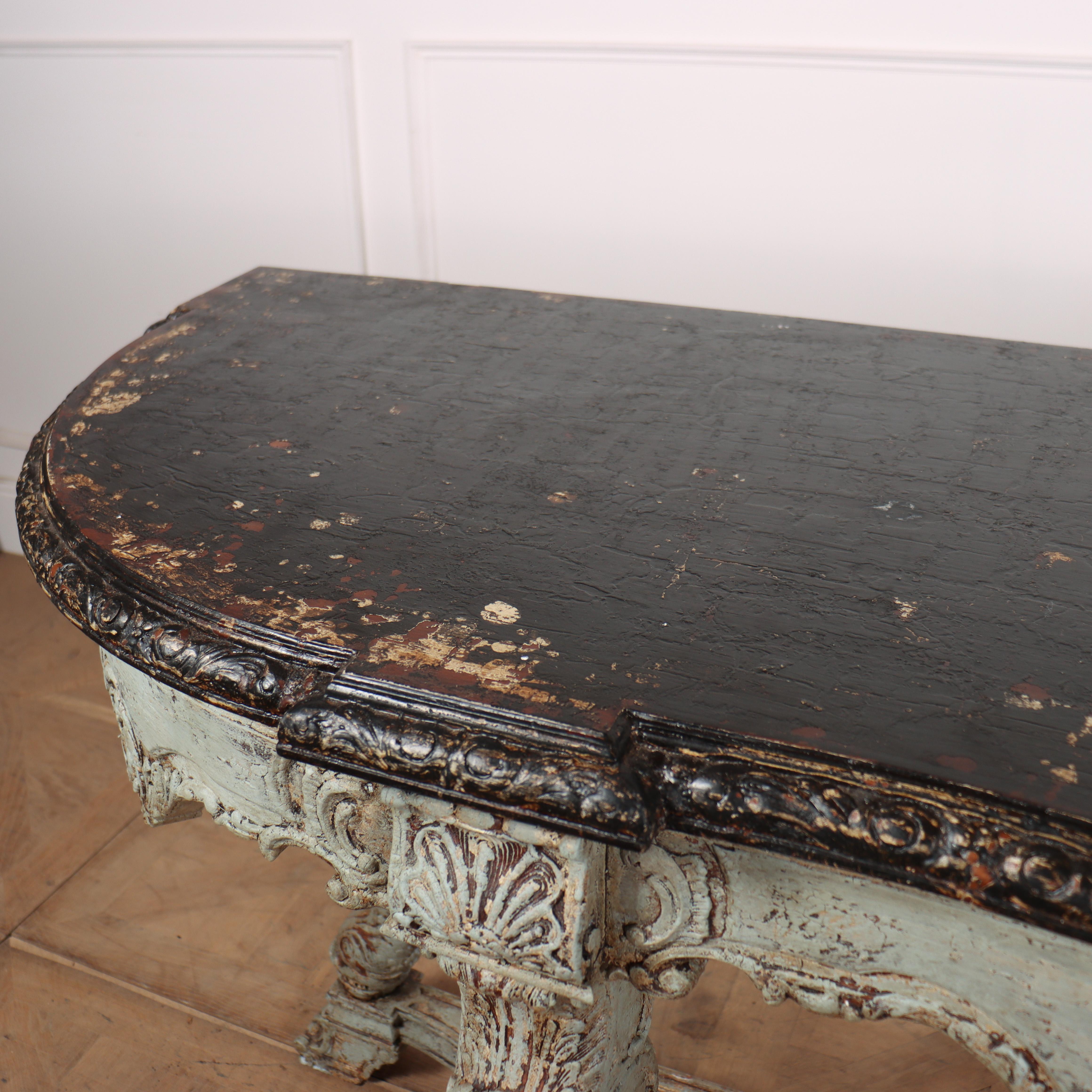Painted Spanish Console Table For Sale 4