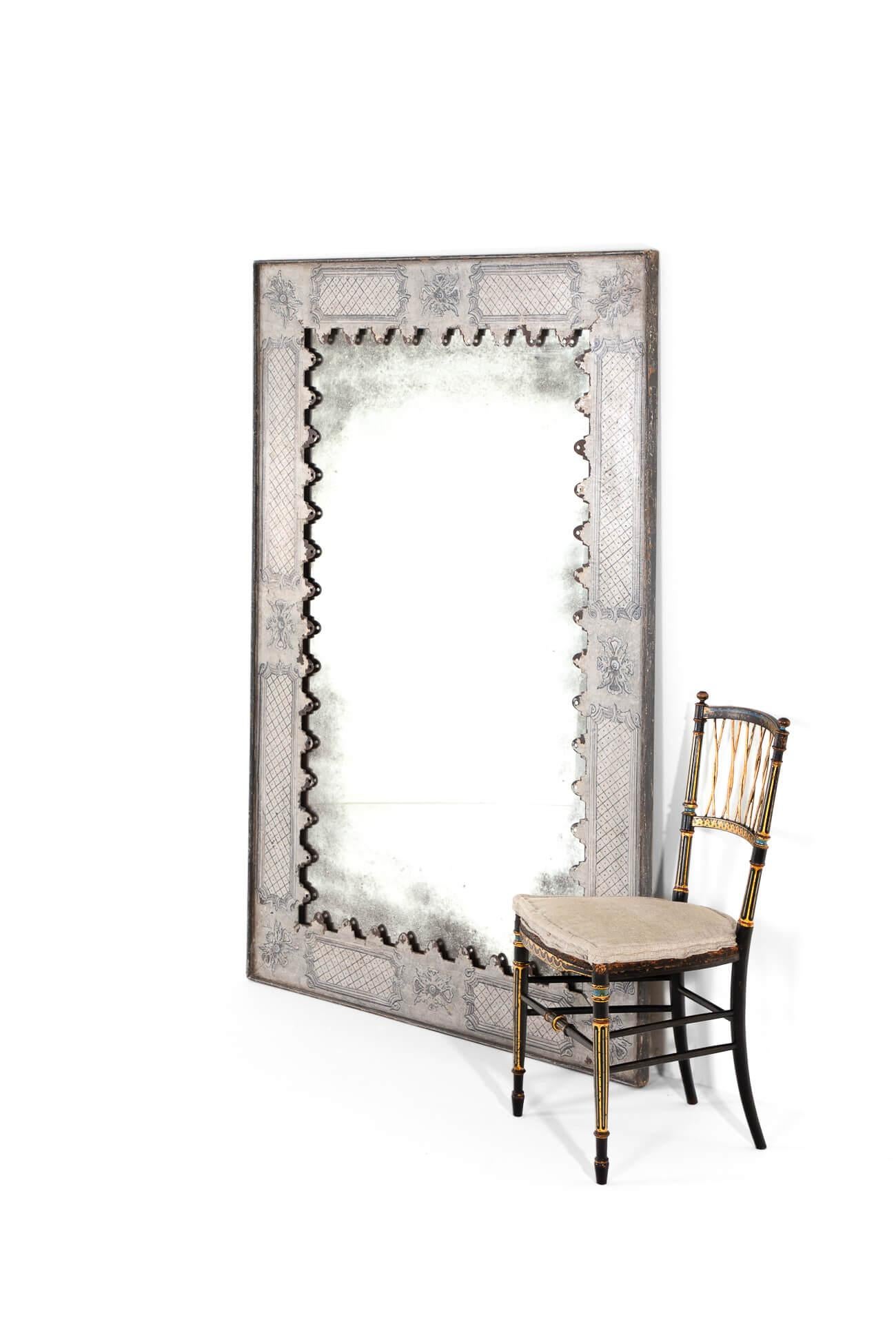 Miroir espagnol peint en vente 5