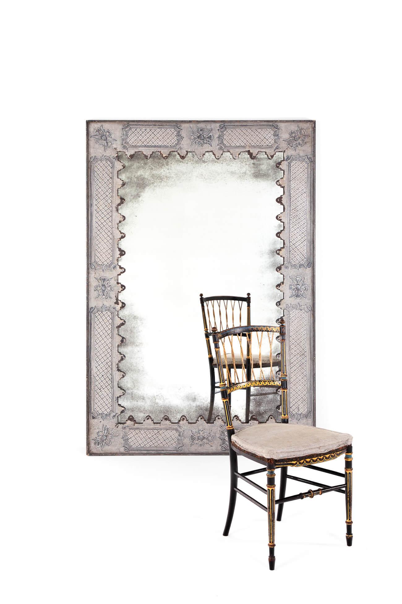 Miroir espagnol peint en vente 6