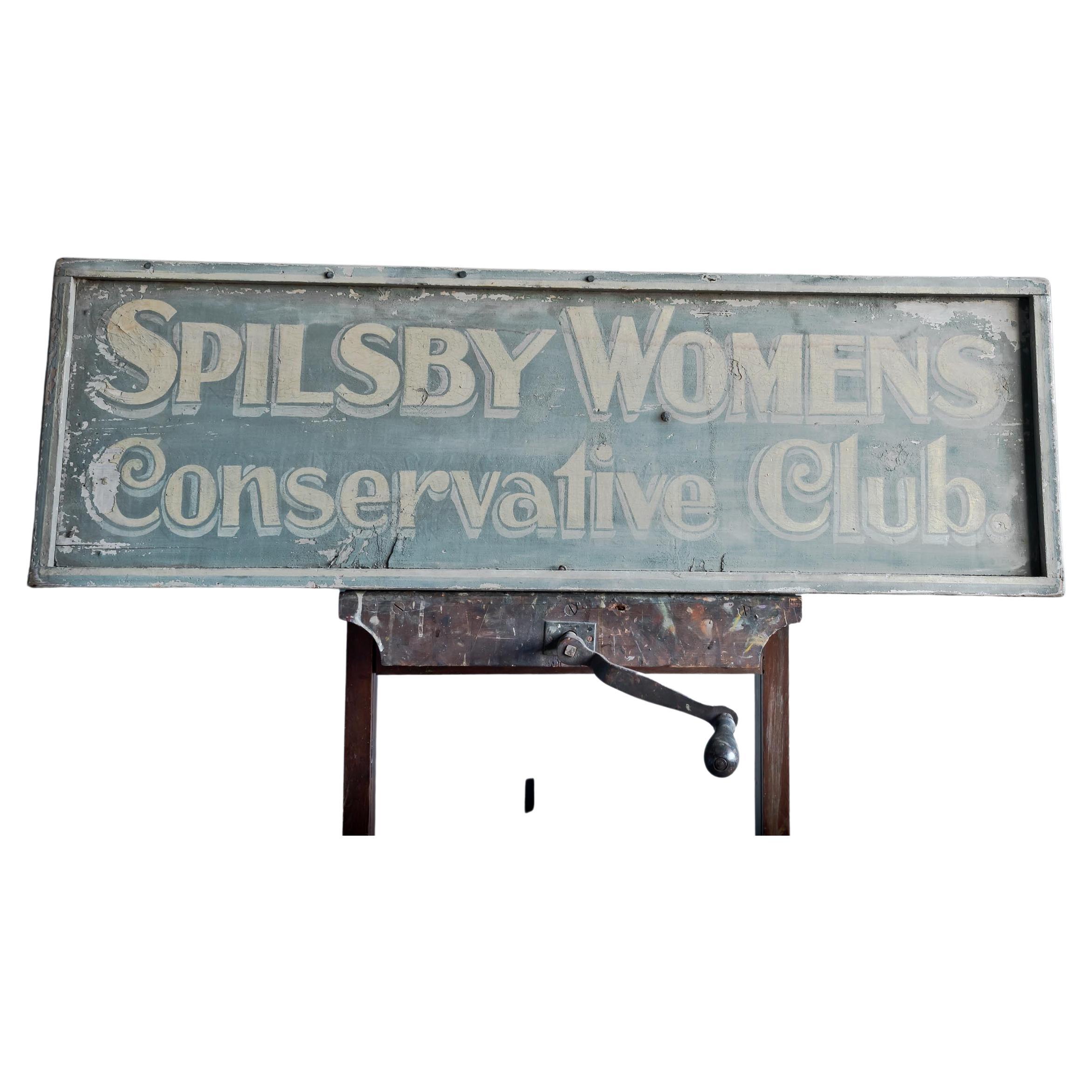 Painted Spilsby Sign