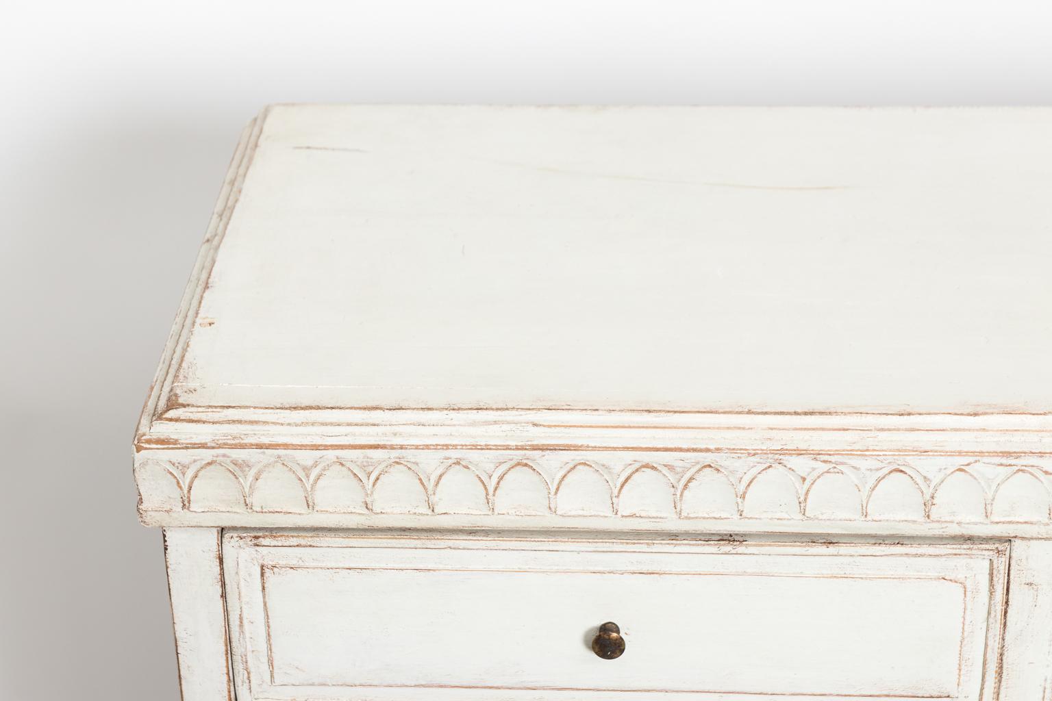 Painted Swedish Buffet Table, circa 1860s 5