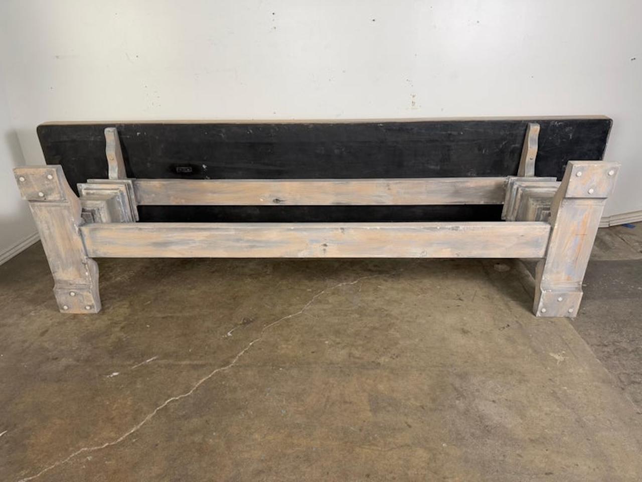 Country Painted Swedish Dining Table C. 1930's For Sale