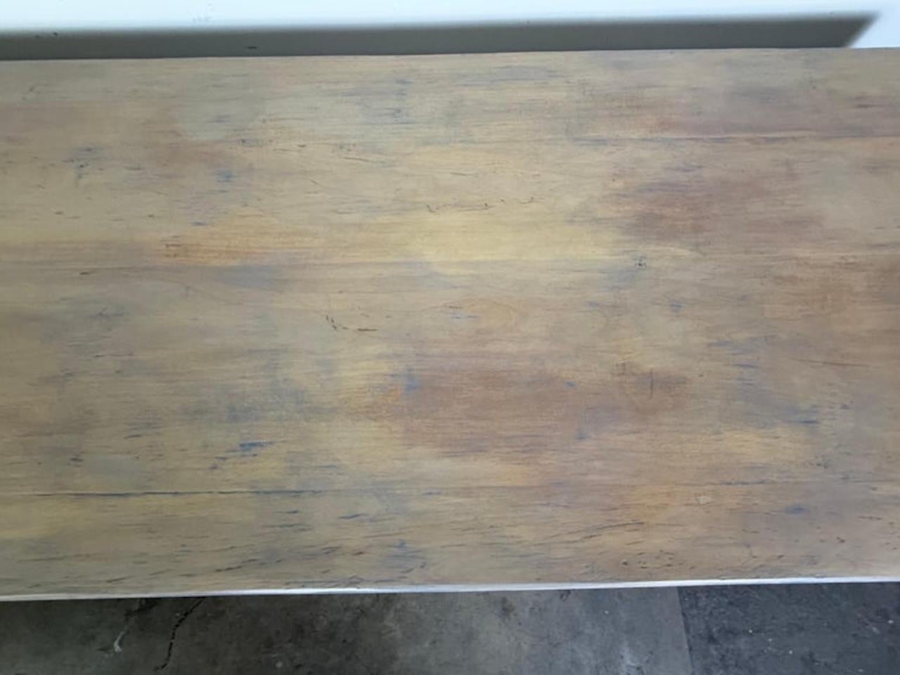 Painted Swedish Dining Table C. 1930's For Sale 1