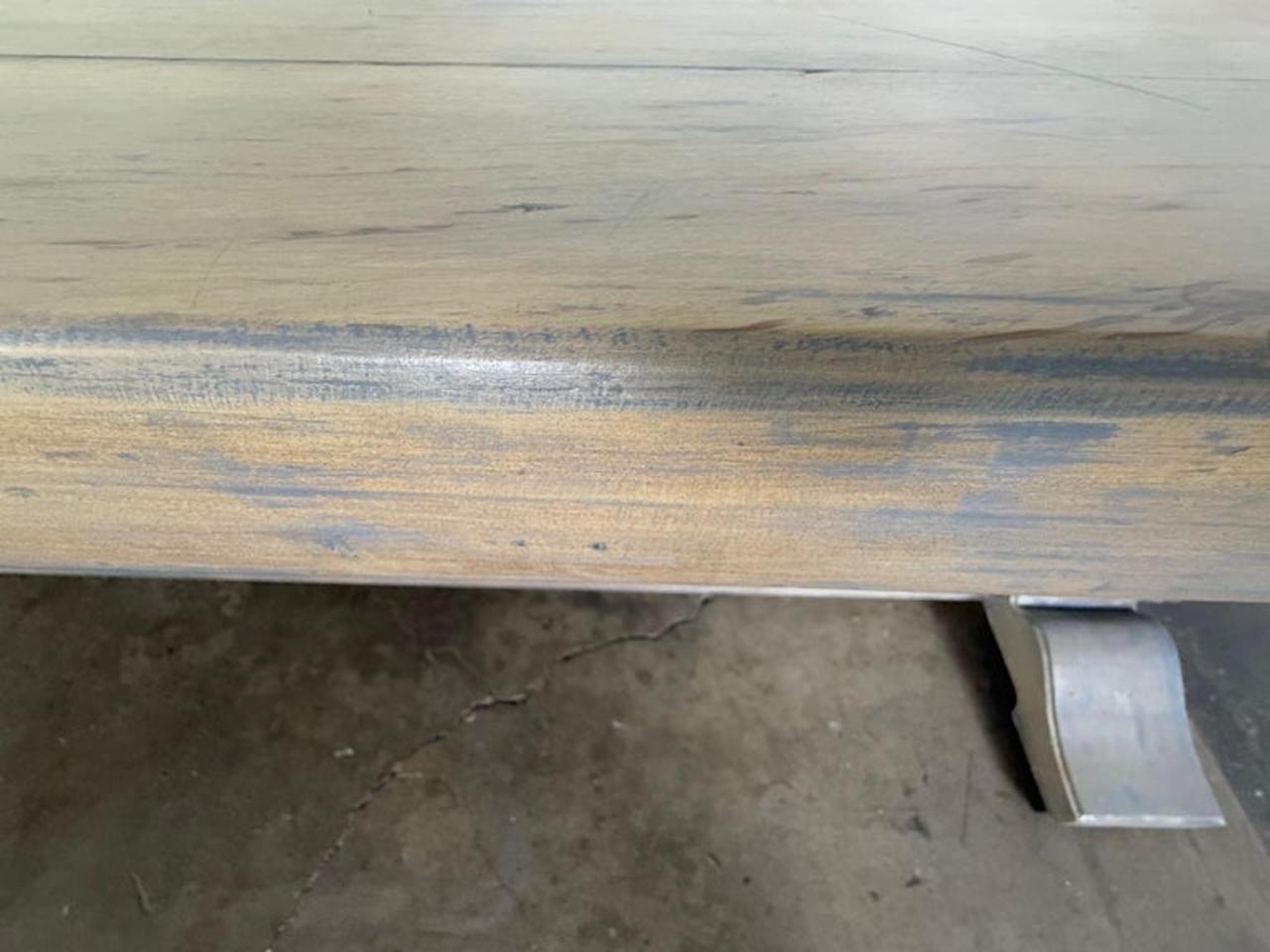 Painted Swedish Dining Table C. 1930's For Sale 2