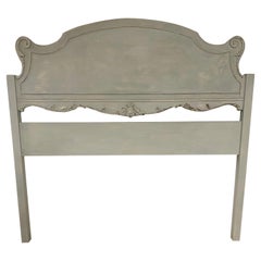 Painted Swedish Gustavian Style Full Size Headboard