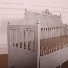 Painted Swedish Settle
