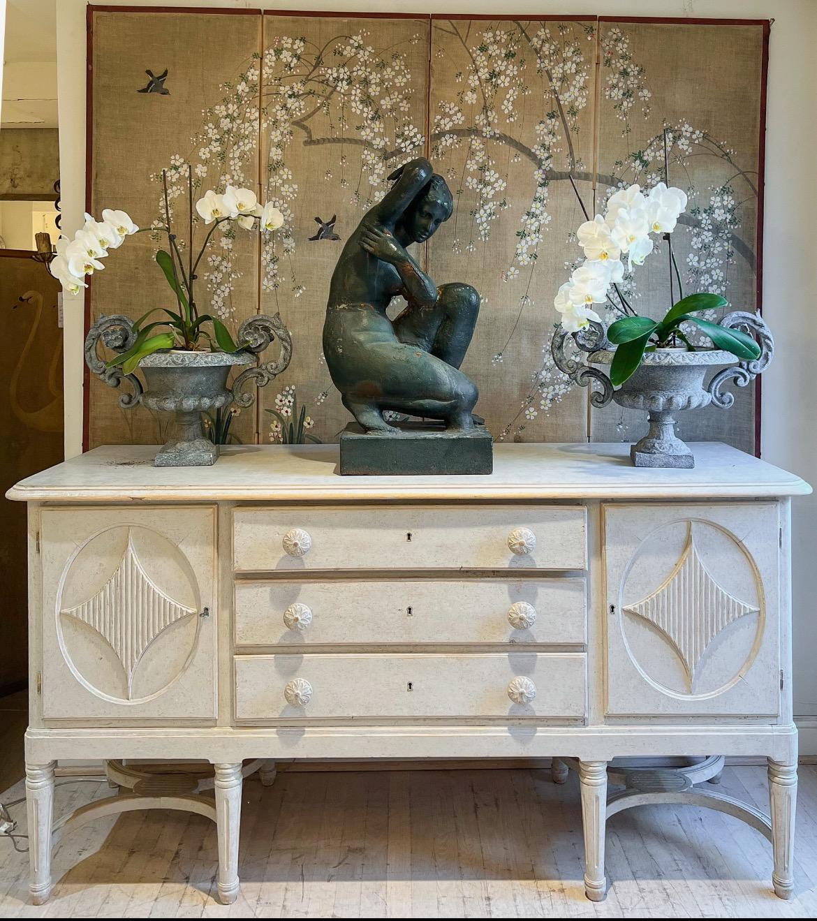 Painted Swedish Sideboard, circa 1880  For Sale 2