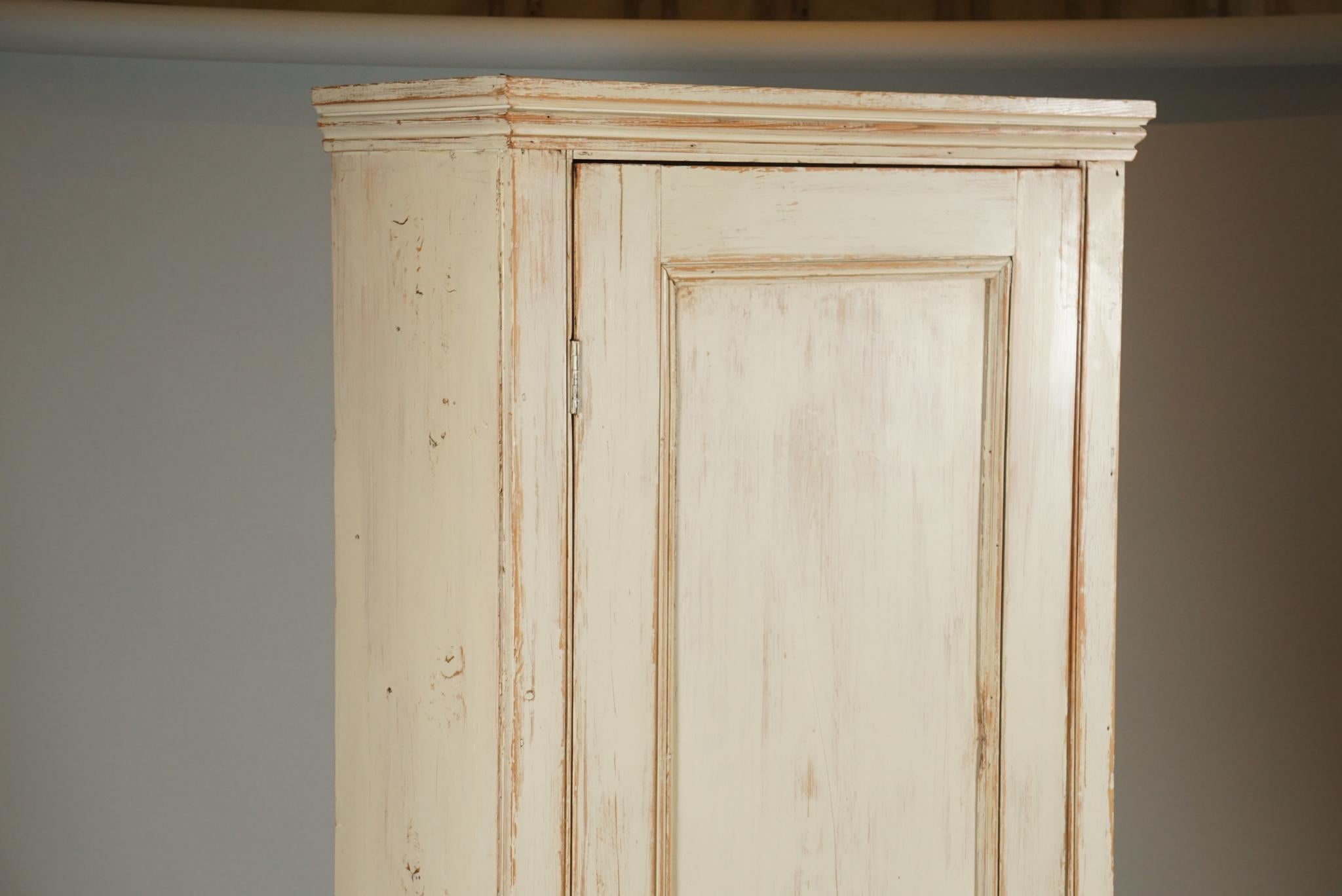 American Colonial Painted Tall Cupboard