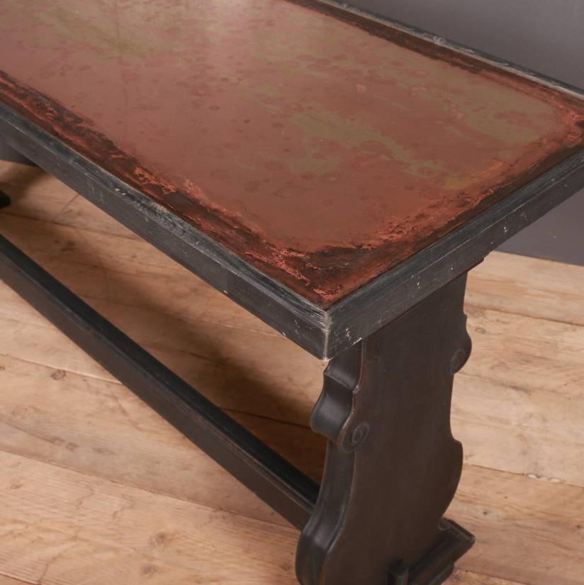 English Painted Tavern Table
