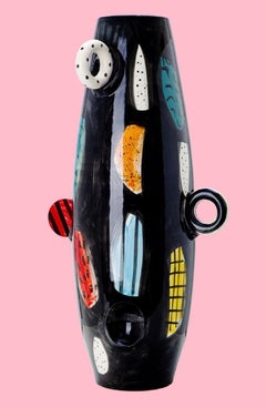 Jarrón de cerámica pintado Teresa de Malwina Konopacka