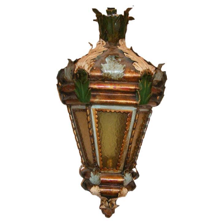 Painted Tole Venetian Lantern