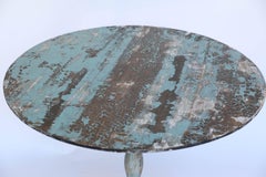 Painted Tripod Pedestal Table