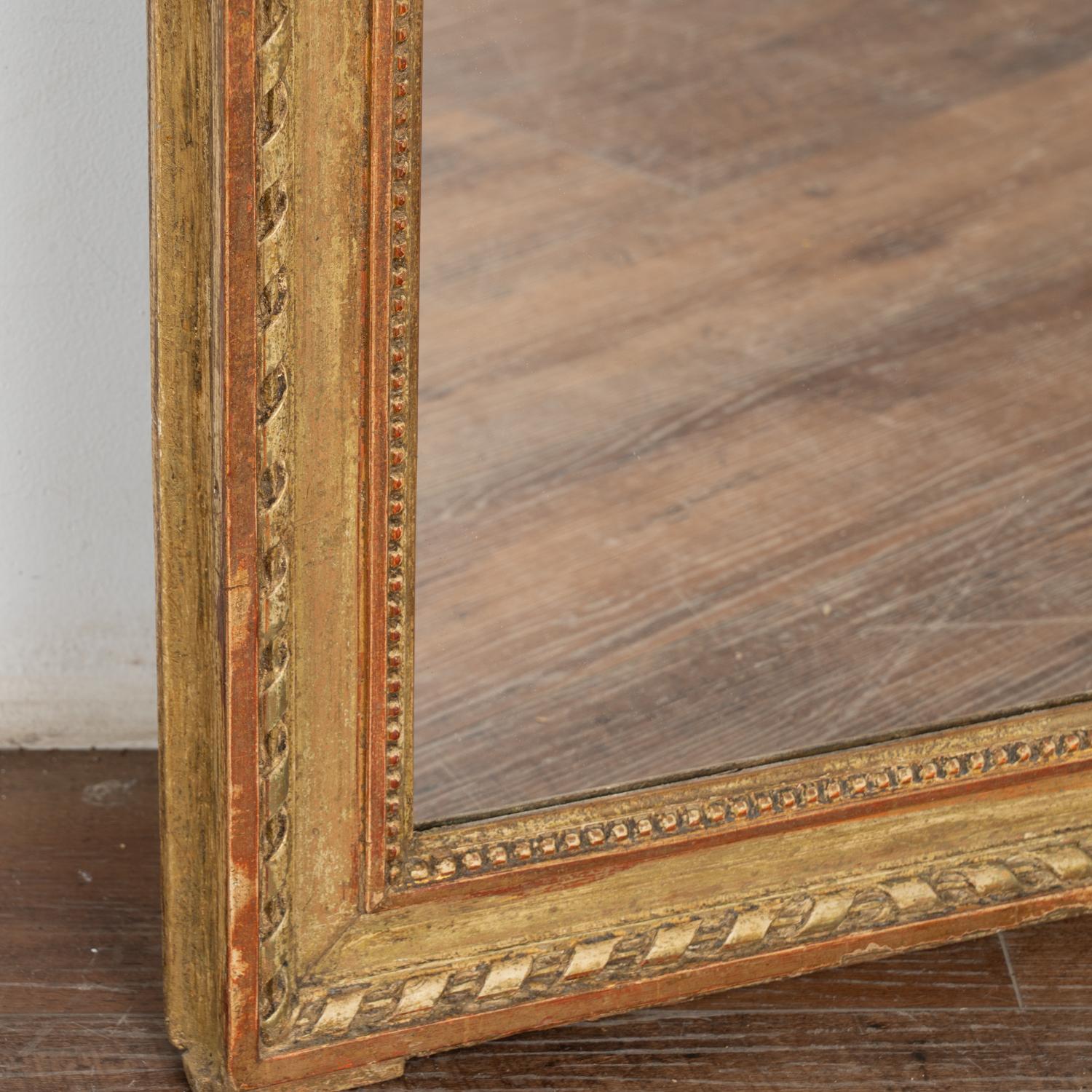 Painted Trumeau Mirror, Sweden circa 1820-80 For Sale 1