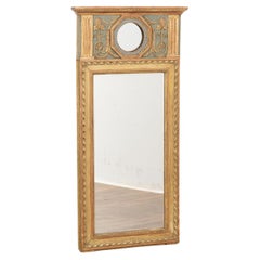 Painted Trumeau Mirror, Sweden circa 1820-80