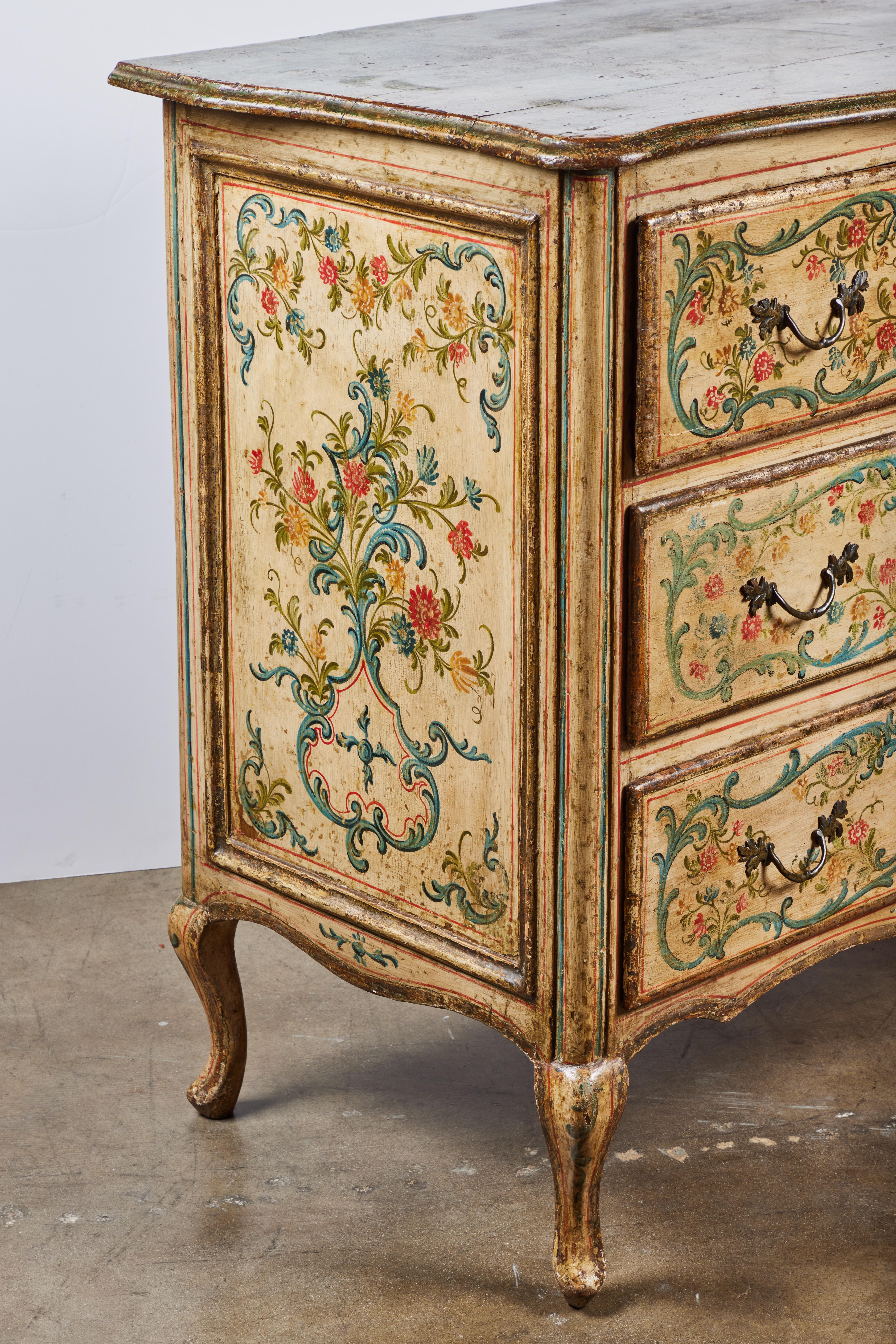 Bronze Painted Venetian Commode For Sale