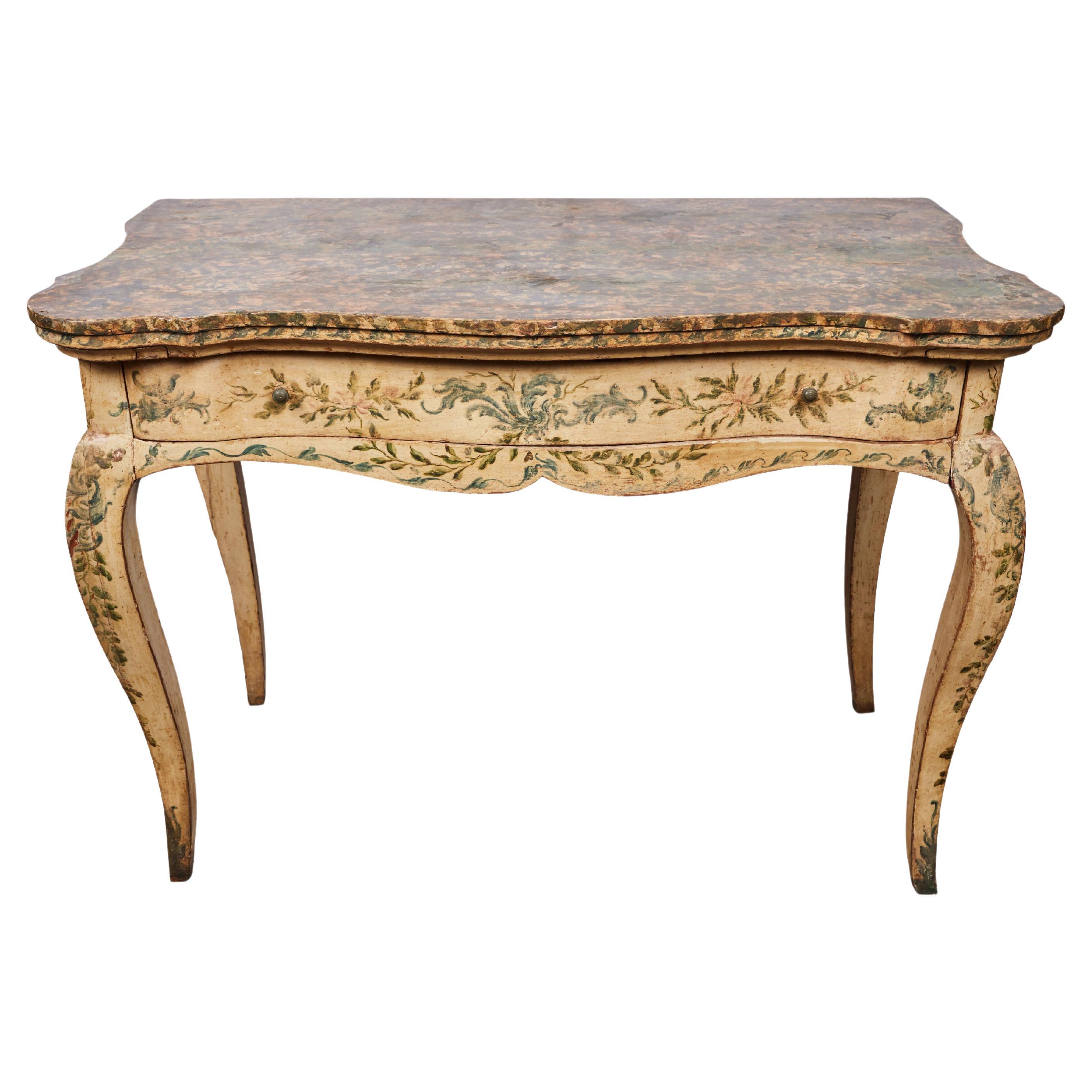 Painted Venetian Console For Sale
