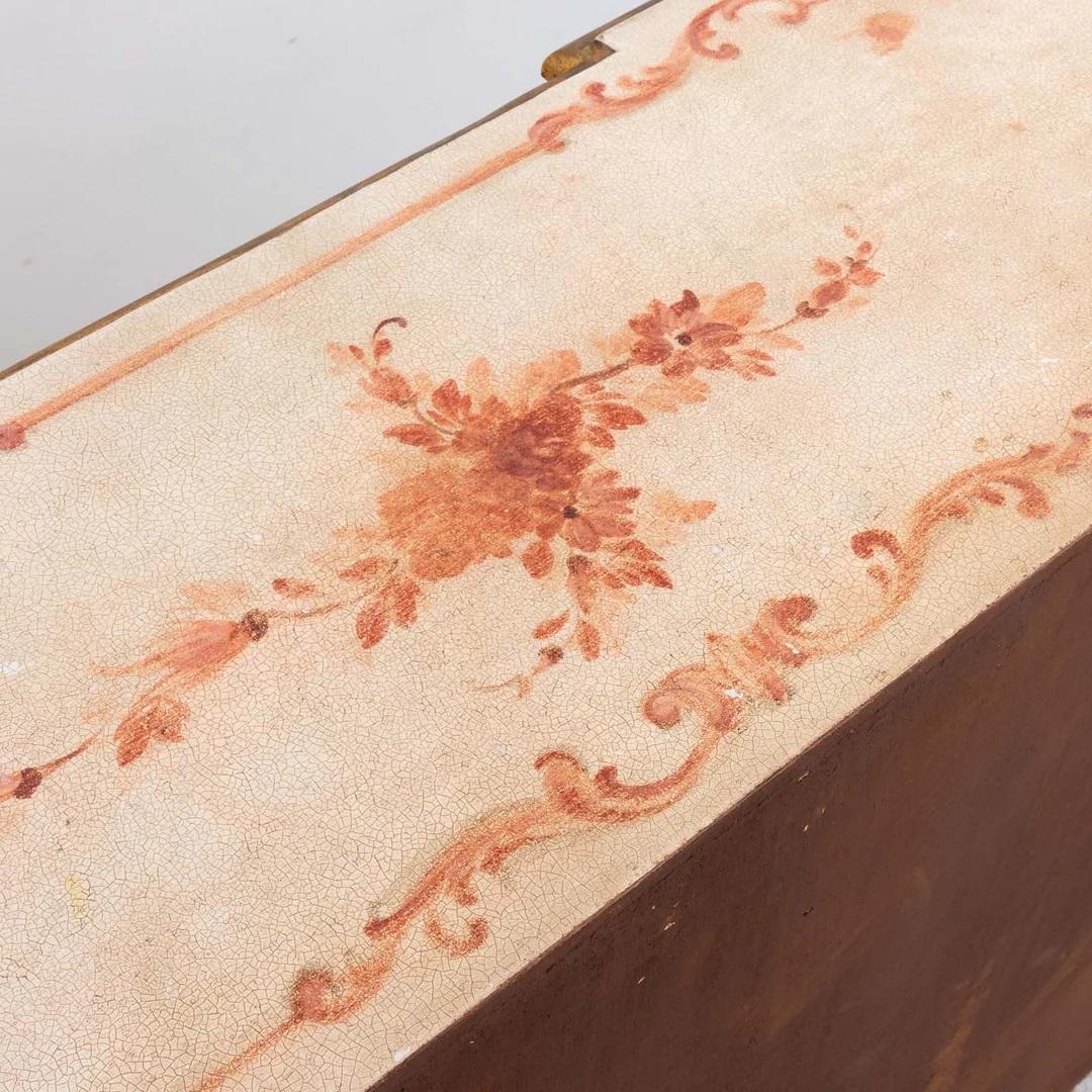 20th Century Painted Venetian Florentine Style Credenza For Sale