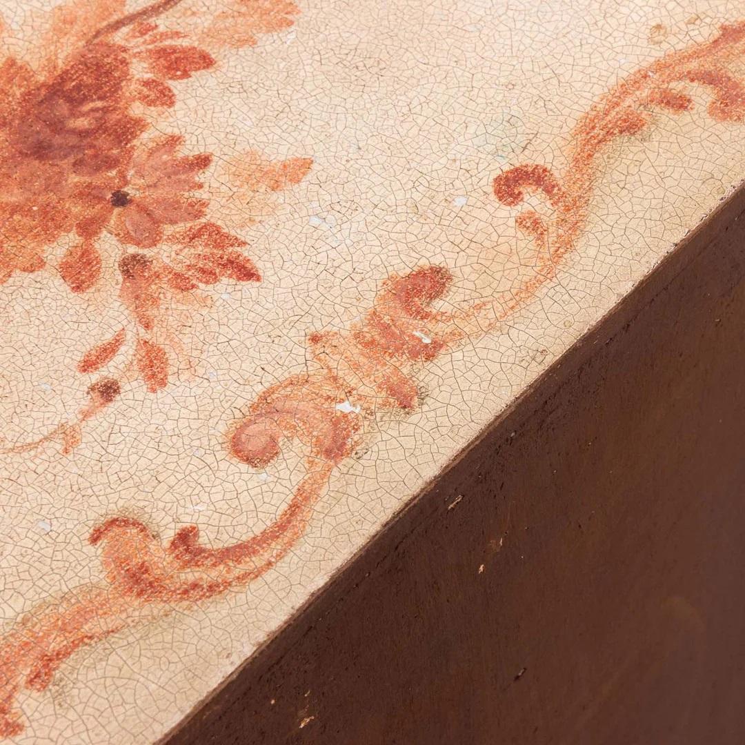 Gold Leaf Painted Venetian Florentine Style Credenza For Sale