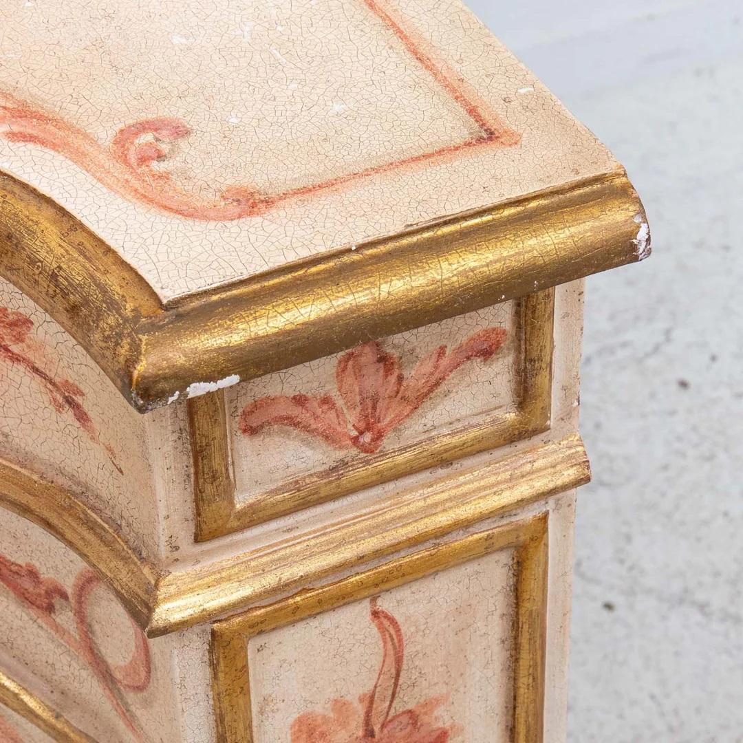 Painted Venetian Florentine Style Credenza For Sale 2