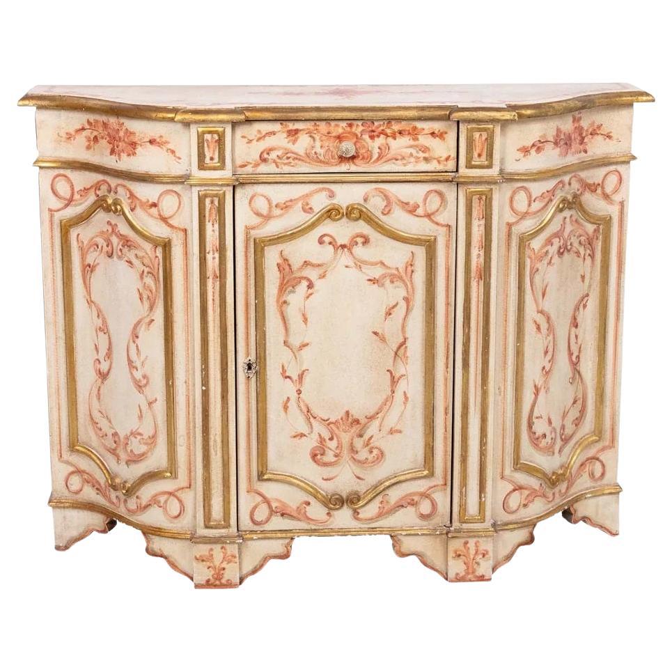 Gemaltes venezianisches Florentine-Stil-Credenza