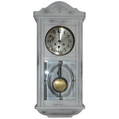 Painted White Clock, circa 1940