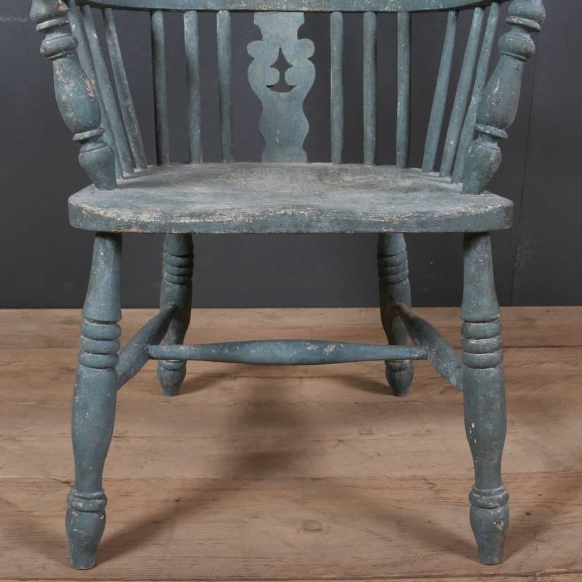 Painted Windsor Chair In Good Condition In Leamington Spa, Warwickshire