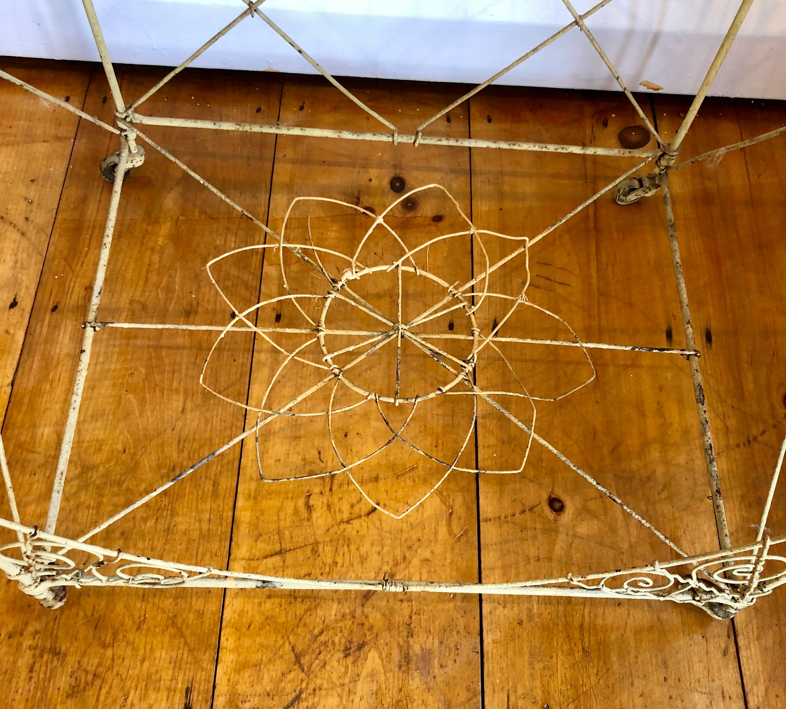 victorian wire plant stand